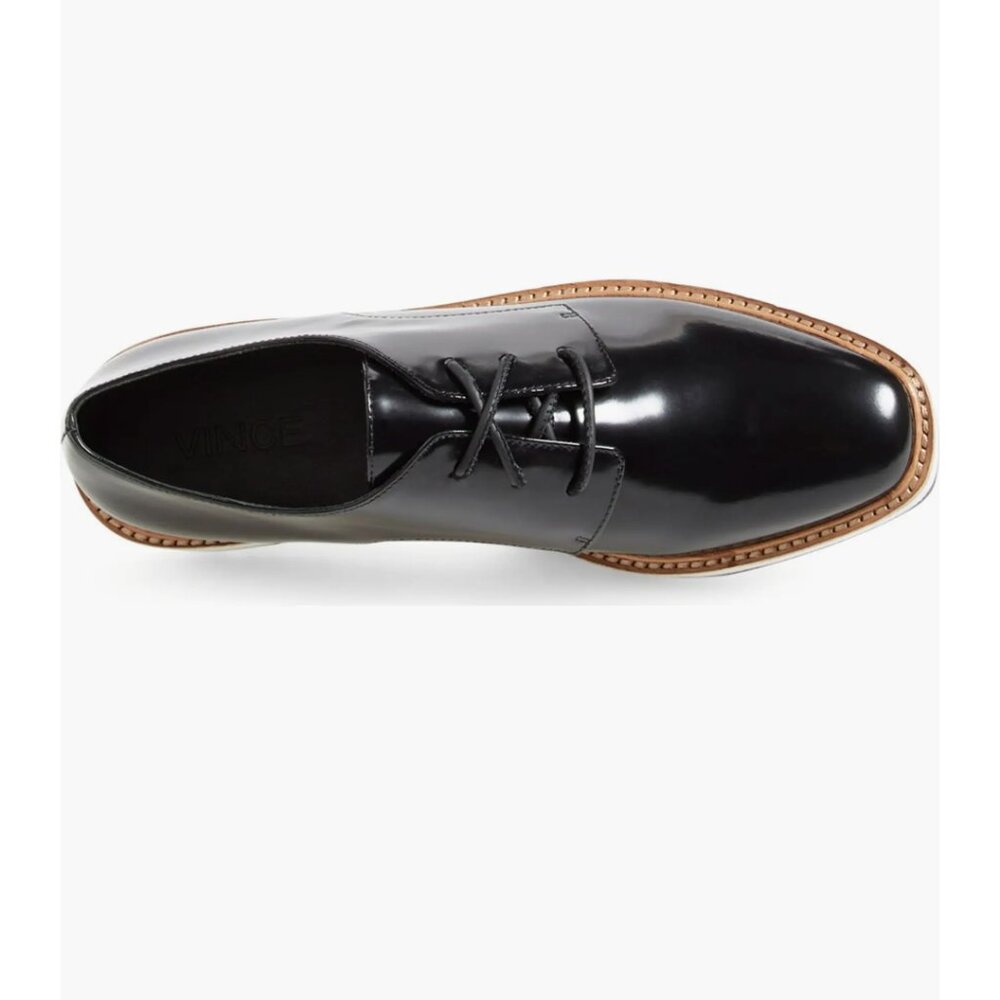 Vince Black Platform Loafers- women’s 8 1/2- fit like 9 - 9 1/2 - Picture 3 of 11